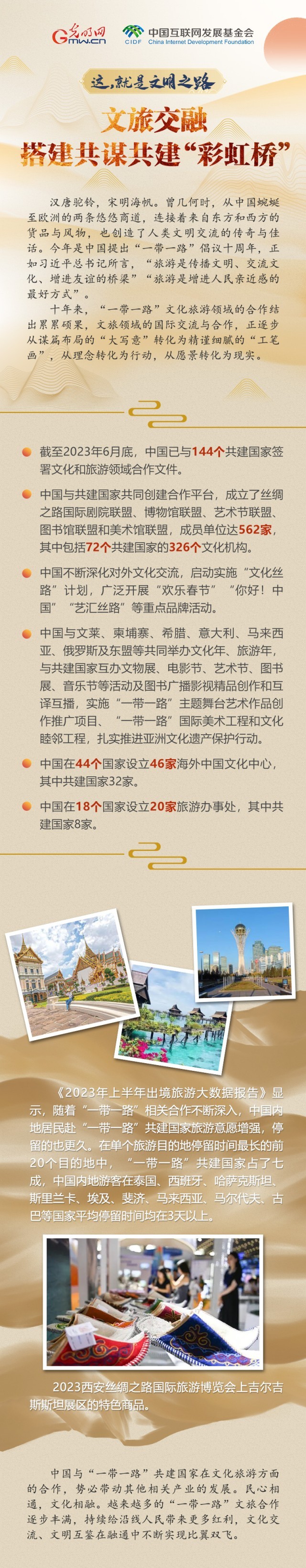 【大道共通】這，就是文明之路丨文旅交融 搭建共謀共建“彩虹橋”