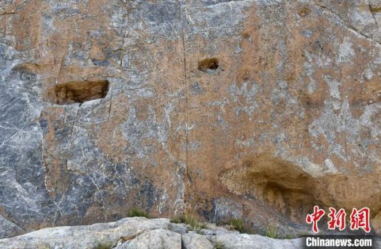 圖為動物巖畫。(資料圖) 呼和巴爾斯 攝